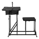 Foldable Shooting Bench with Adjustable Height Table by LJGDeals