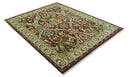 Maroon and Green Hand Knotted Traditional Large Design 8x10 wool area rug by The Rug Decor
