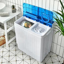 26 Pound Portable Semi-automatic Washing Machine with Built-in Drain Pump by LJGDeals