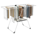 2-Tier Laundry Drying Rack Folding Cloth Rack with Aluminum Frame by LJGDeals