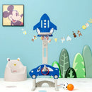 3-in-1 Basketball Hoop for Kids with Balls-Blue by LJGDeals