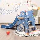 4-in-1 Foldable Baby Slide Toddler Climber Slide PlaySet with Ball by LJGDeals