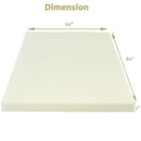 3-Inch Bed Mattress Topper Air Cotton for All Night’s Comfy Soft Mattress Pad by LJGDeals