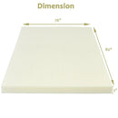 3-Inch Bed Mattress Topper Air Cotton for All Night’s Comfy Soft Mattress Pad by LJGDeals