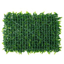 12 Pieces 16 x 24 Inch Artificial Eucalyptus Hedge Plant Privacy Fence Panels by LJGDeals