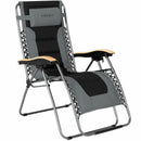 Oversize Folding Adjustable Padded Zero Gravity Lounge Chair by LJGDeals