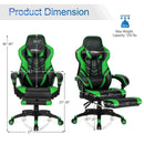 Adjustable Gaming Chair with Footrest by LJGDeals