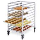 10 Sheets Aluminum Rolling Bakery Pan Rack by LJGDeals