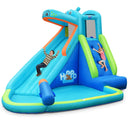 Inflatable Water Pool with Splash and Slide Without Blower by LJGDeals