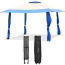 13 Feet x 13 Feet Pop Up Canopy Tent Instant Outdoor Folding Canopy Shelter by LJGDeals