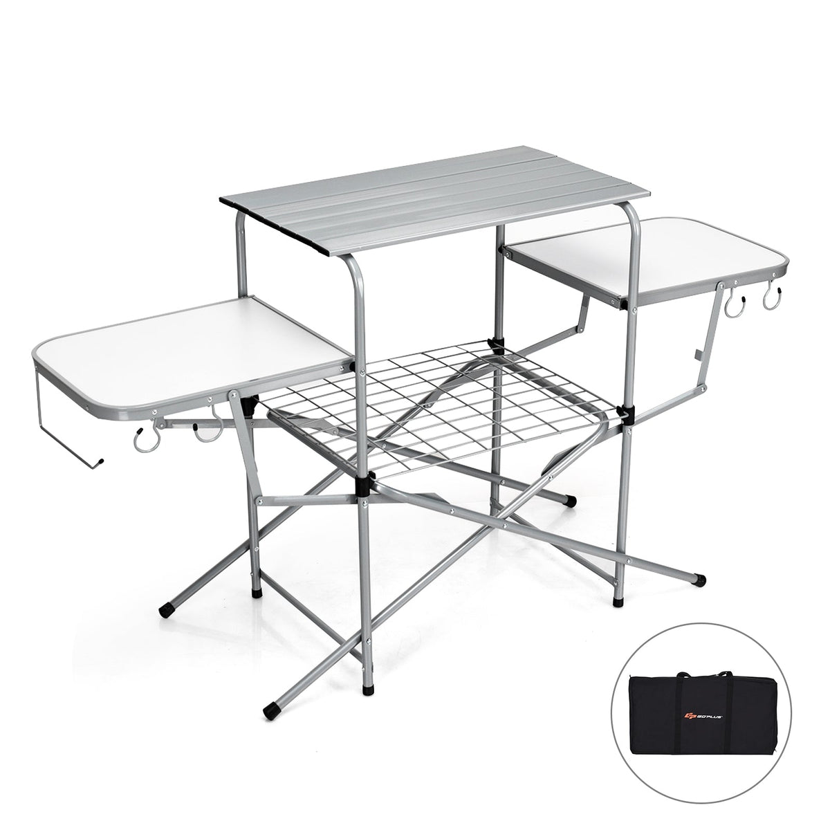 Foldable Outdoor BBQ Table Grilling Stand, photo 3 of 6