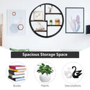 Hanging Storage Shelf Circular Wall-Mounted 4-Tier Rack by DirectDeals