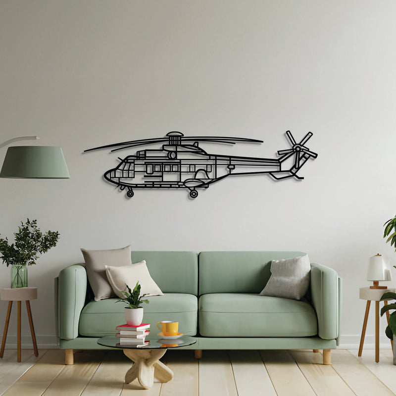 AS 332UL Metal Aircraft Wall Art - NCP0516