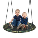 40 Inch Flying Saucer Tree Swing Outdoor Play Set with Adjustable Ropes Gift for Kids by LJGDeals
