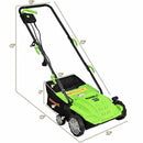 13 Inch 12 Amp Electric Scarifier with Collection Bag and Removable Blades by LJGDeals