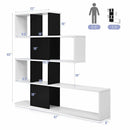5-Tier Bookshelf Corner Ladder Bookcase with Storage Rack by LJGDeals