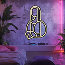 Mona Lisa Metal Neon Wall Art- LN0010