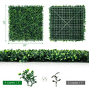 12 Pieces Artificial Boxwood Panels for Wedding Decor Fence Backdrop by DirectDeals