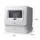 Portable Countertop Dishwasher Air Drying 5 Programs with 7.5L Water Tank by LJGDeals