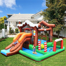Kids Inflatable Bounce House Jumping Castle Slide Climber Bouncer Without Blower by LJGDeals