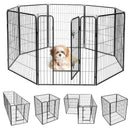 8 Metal Panel Heavy Duty Pet Playpen Dog Fence with Door by LJGDeals