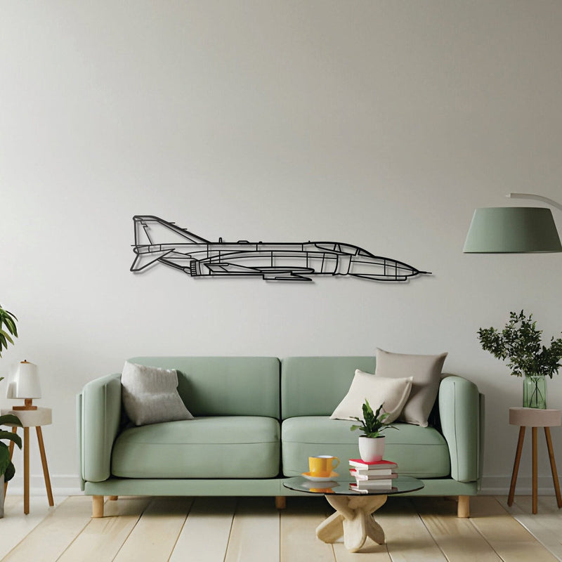 F-4 Phantom Metal Aircraft Wall Art - NCP0068