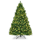 7 Feet PVC Artificial Christmas Tree with LED Lights by LJGDeals