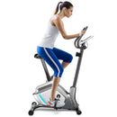 Magnetic Stationary Upright Exercise Bike with LCD Monitor and Pulse Sensor by LJGDeals