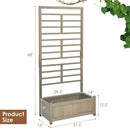 Raised Garden Bed with Trellis for Climbing Plants by LJGDeals