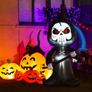 6 Feet Halloween Inflatable Decorations with Built-in LED Lights by LJGDeals