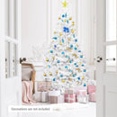 6' / 7.5' / 9' Hinged Artificial Christmas Tree with Metal Stand by LJGDeals