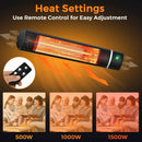 1500W Outdoor Electric Patio Heater with Remote Control by DirectDeals