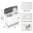 2-in-1 Portable 22lbs Capacity Washing Machine with Timer Control by LJGDeals