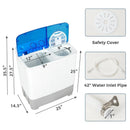 2-in-1 Portable 22lbs Capacity Washing Machine with Timer Control by LJGDeals