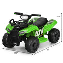 6V Kids ATV Quad Electric Ride On Car with LED Light and MP3 by LJGDeals