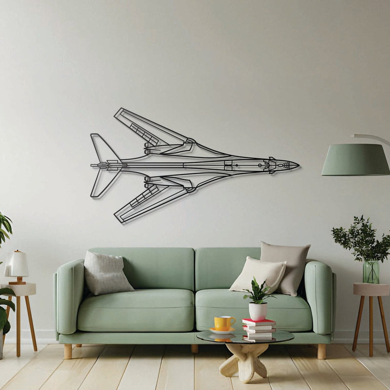 B-1B Lancer Top Metal Aircraft Wall Art - NCP0464