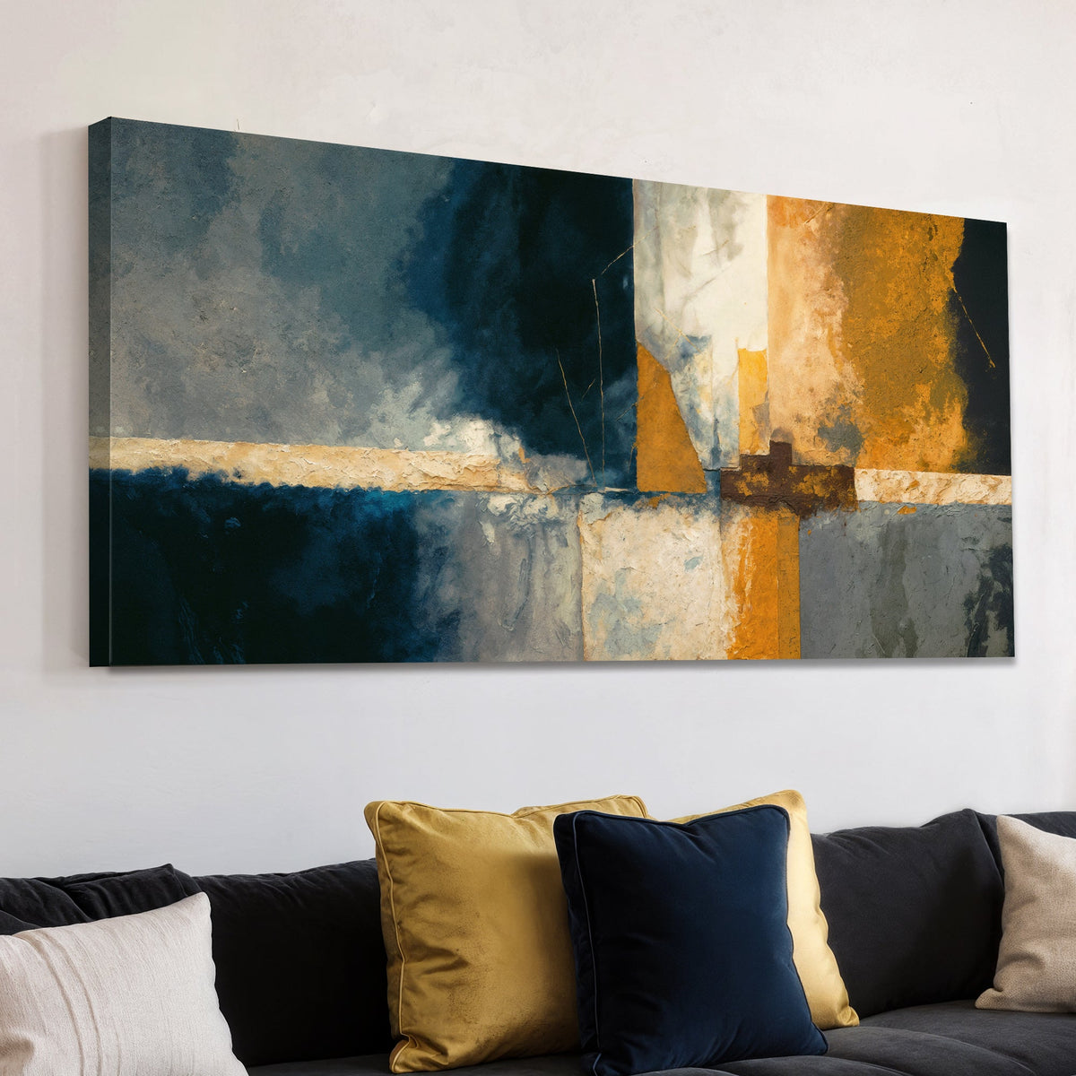 Abstract Geometric Lines Wall Art, photo 2 of 10