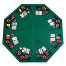 48 Inch 8 Players Octagon Fourfold Poker Table Top by LJGDeals