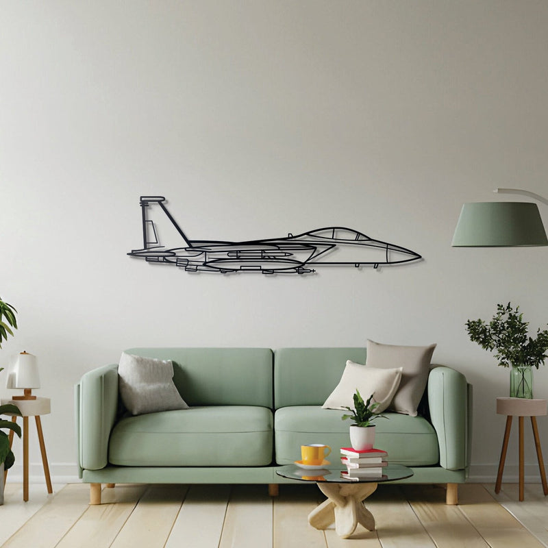 F-15 Strike Eagle Metal Aircraft Wall Art - NCP0074