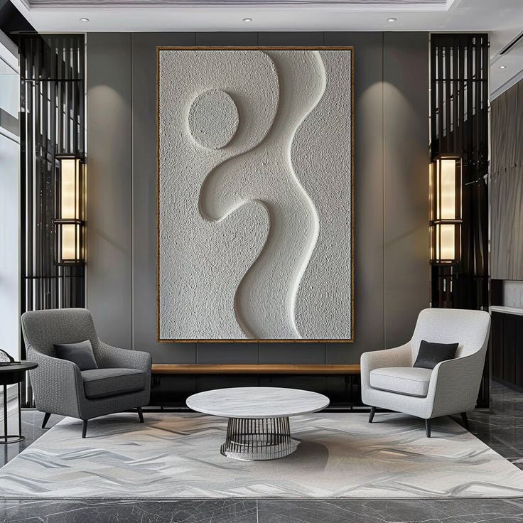 Midcentury Curves Wall Art, photo 3 of 10