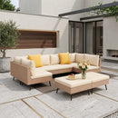 Axis 95.2" Coastal Outdoor Sectional Set, 8-Piece