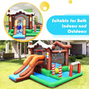 Outdoor Indoor Inflatable Kids Bounce House with 480W Air Blower by DirectDeals