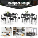 Outdoor Garden Acacia Wood Patio Dining Chairs for Porch by DirectDeals