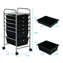 6 Drawers Rolling Storage Cart Organizer by LJGDeals