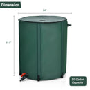 53 Gallon Portable Collapsible Rain Barrel Water Collector by LJGDeals