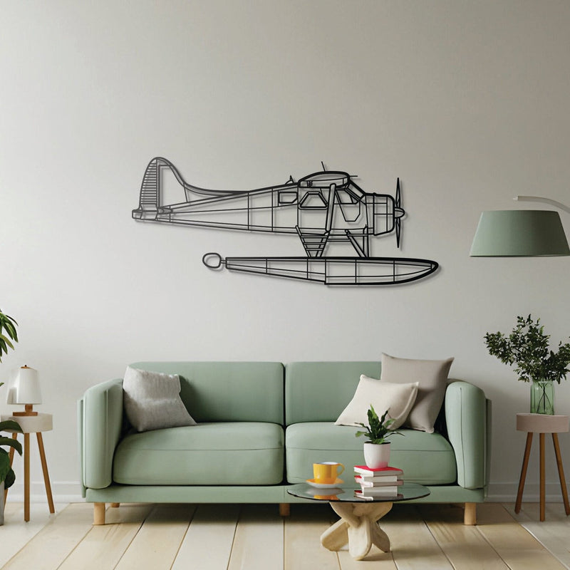 DHC-2 MK I Metal Aircraft Wall Art - NCP0219