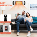 1500W Wall-Mounted Electric Heater Patio Infrared Heater with Remote Control by LJGDeals