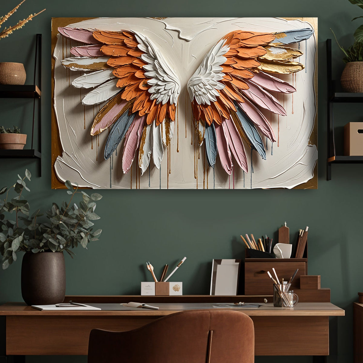 Angelic Wings Wall Art, photo 2 of 10