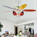 52 Inch Kids Ceiling Fan with Pull Chain Control by DirectDeals