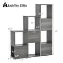 Freestanding Display Shelf for Living Room-Gray by LJGDeals